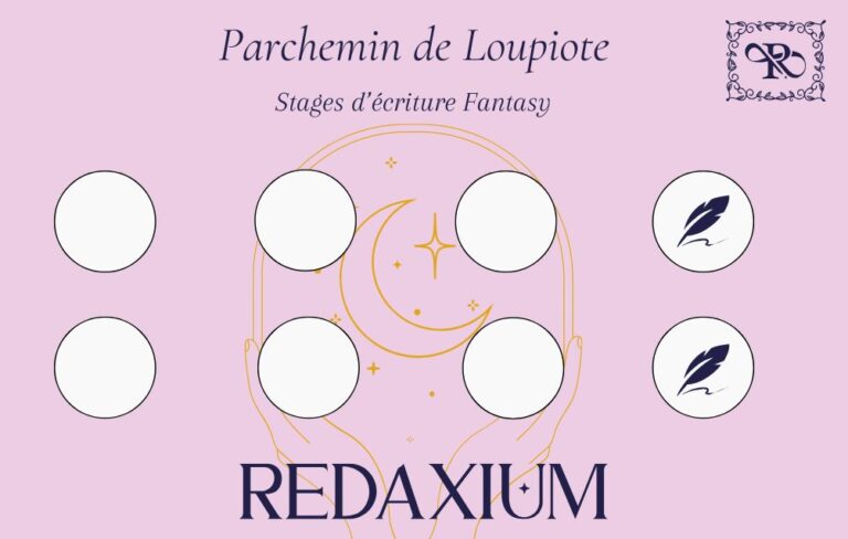 carte de fidélité en rose de Redaxium