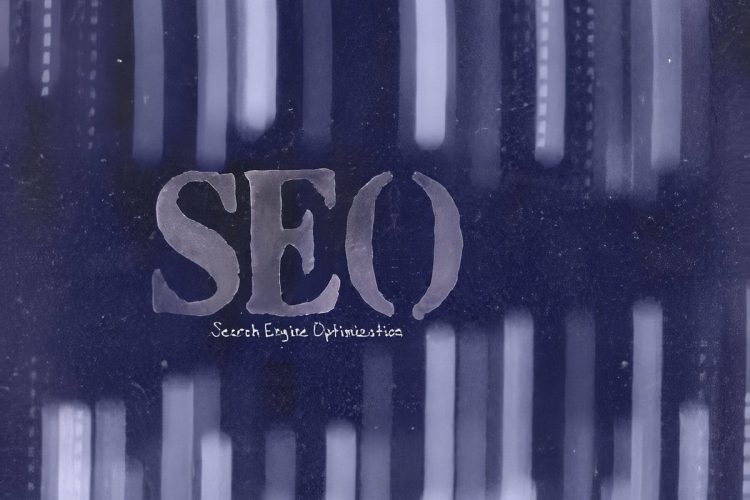 Image illustrant les services de Redaxium : Sigle SEO sur fond bleu Redaxium est un service de contenus optimisés pour le référencement à Montpellier